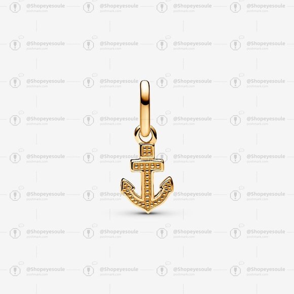 Pandora Anchor Mini Dangle Charm - Picture 2 of 6